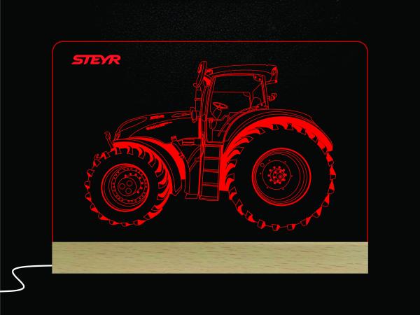 Steyr 6300 LED Schild